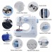 Mini Multifuncational Household Sewing Machine Portable 12-Stitch Knitting Machine	